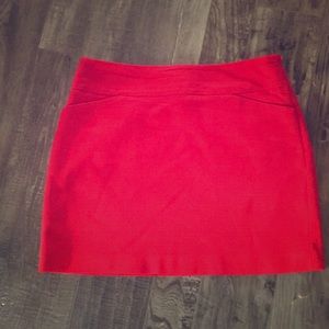 Red Loft Linen Skirt